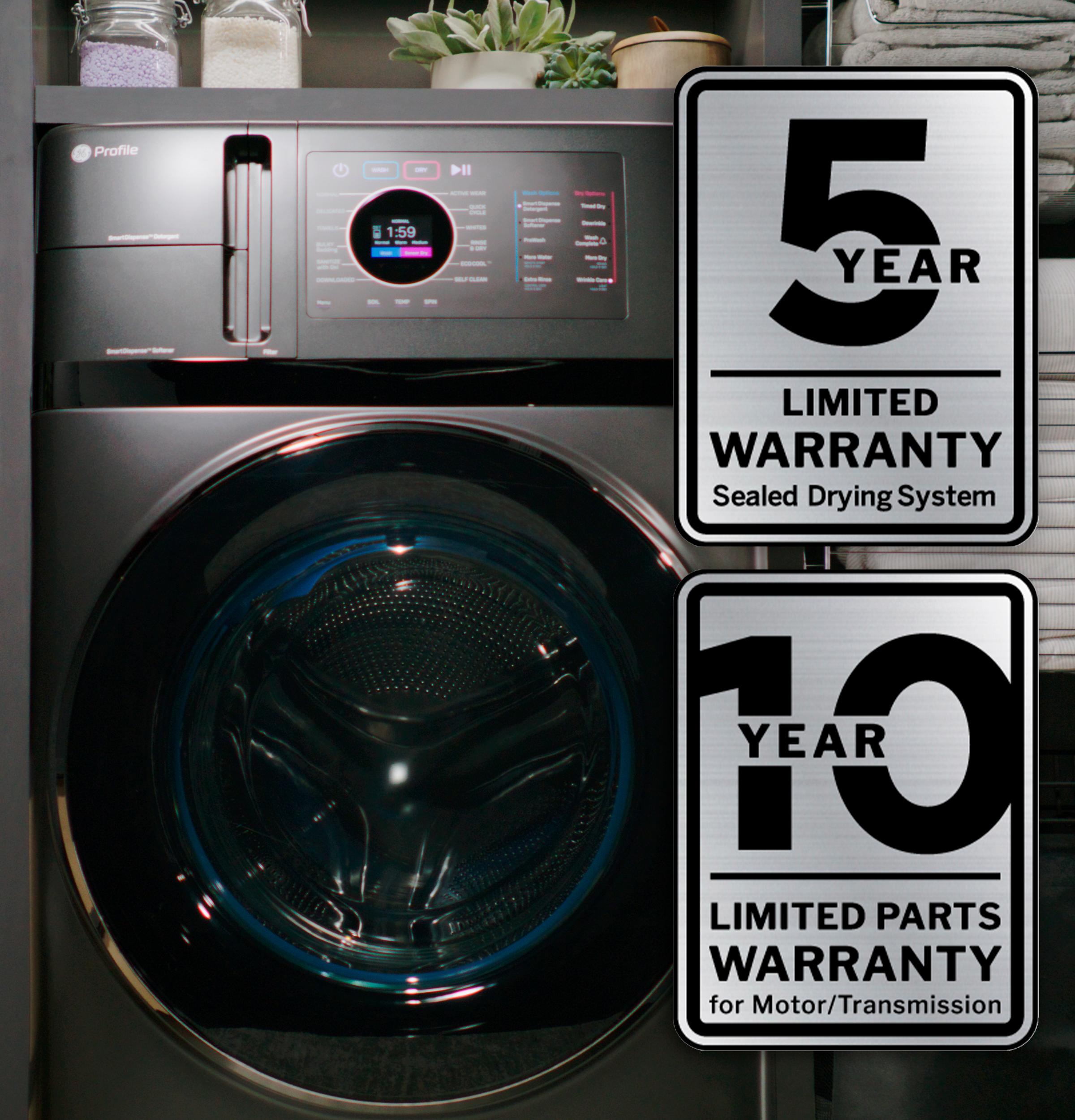 Photo 20 of 21 of Gray GE Profile Washer & Dryer Combos PFQ97HSPVDS For Sale At Warners' Stellian