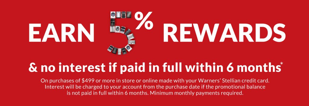 Earn 5% rewards